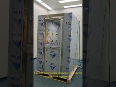 Stainless steel 304 Air Shower room For materials, with stainless steel swing doors