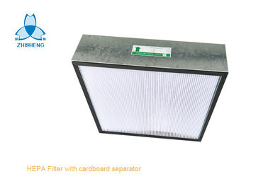De Filter van het metaalkader HEPA met Document Separator voor Schone Zaal Luchtdouche, Luchtmateriaalverwerkingseenheid