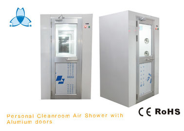 kopen Automatische Blazende Cleanroom Luchtdouche met W730mm-de Deur van de Aluminiumschommeling, 1230mm Breedte online manufacture