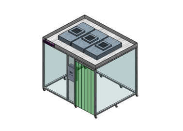 kopen Pvc-Gordijn ISO 8 de Modulaire Schone Zaal van Softwall/Schone Cabine met de Eenheid van de Ventilatorfilter online manufacture