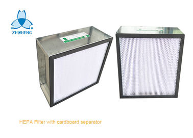kopen Geanodiseerde Beschikbare H13 H14 HEPA de Filterdoos van het Aluminiumkader met Glasvezelmedia online manufacture