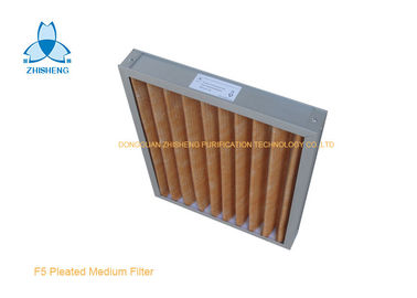 kopen F5 plooide het Aluminiumkader Preluchtfilter/Ruwe Filter voor het Ziekenhuisairconditioning online manufacture