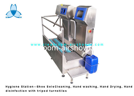 kopen Hygiënestation SS304 Schoenenzoolreiniging / Handwasser / Handdesinfectie online vervaardiging