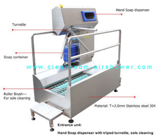 kopen De Enige Wasmachine van de passagelaars, Enige Schoonmakende Machine voor Ingangseenheid in Voedselworkshop online manufacture