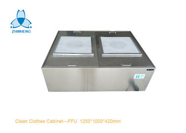 kopen SS304 de Eenheidsklasse 100 Schone Laminaire de Stroomkap FFU van de ventilatorfilter van het Klerenkabinet op de Bovenkant online manufacture