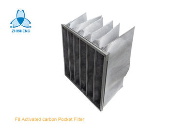 kopen F8 actieve koolstof en synthetische vezels Media Pocket luchtfilter aluminium frame V stijf type online manufacture