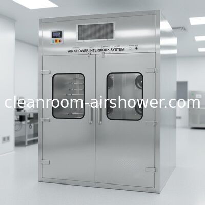 kopen Air Shower Interlock System Ja Cleanroom Air Shower Roestvrij staalconstructie met HEPA-filter online vervaardiging