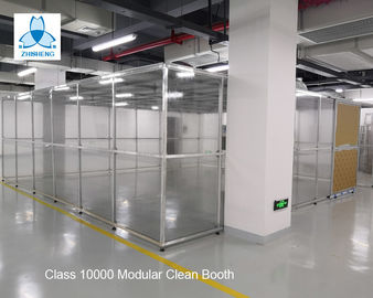 kopen Klasse 10000 de Zaal van FFU de Schone Structuur van het Materiaalaluminium met Schuifdeuren/Farmaceutische Schone Cabine online manufacture