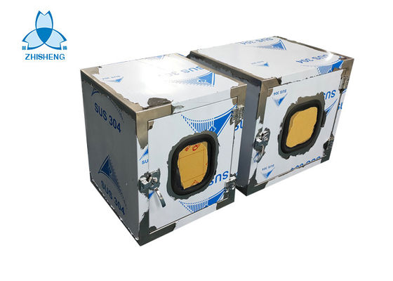 kopen Roestvrij staal 304 Statische Schone Zaal Pasdoos met Ingebedde Deur online manufacture