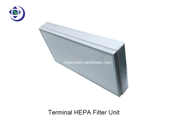 kopen Geanodiseerde Beschikbare H13 H14 HEPA de Filterdoos van het Aluminiumkader met Glasvezelmedia online manufacture