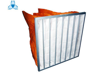 Industriële Oranje de Filter Hoge Vuile Capaciteit van de Zaklucht met de Rubberpakking van EVA of van het Kiezelzuur