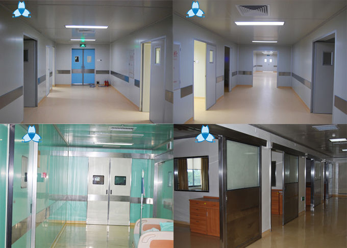 De automatische Filter van de het Ziekenhuislucht, de Dubbele Schuifdeuren van het Bladziekenhuis voor het Ziekenhuisicu Deur 2