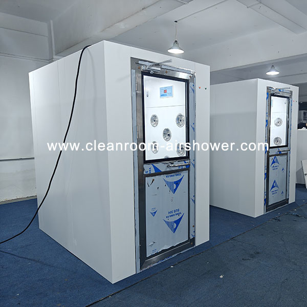 Cleanroom Air Douche met HEPA-filters voor het verwijderen van deeltjes in de lucht voor 2-3 personen 1