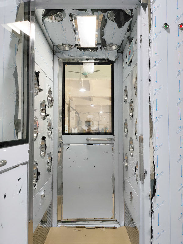 Één Zaal van de de Luchtdouche van de Persoonsspiegel SS304 met UVlicht 2